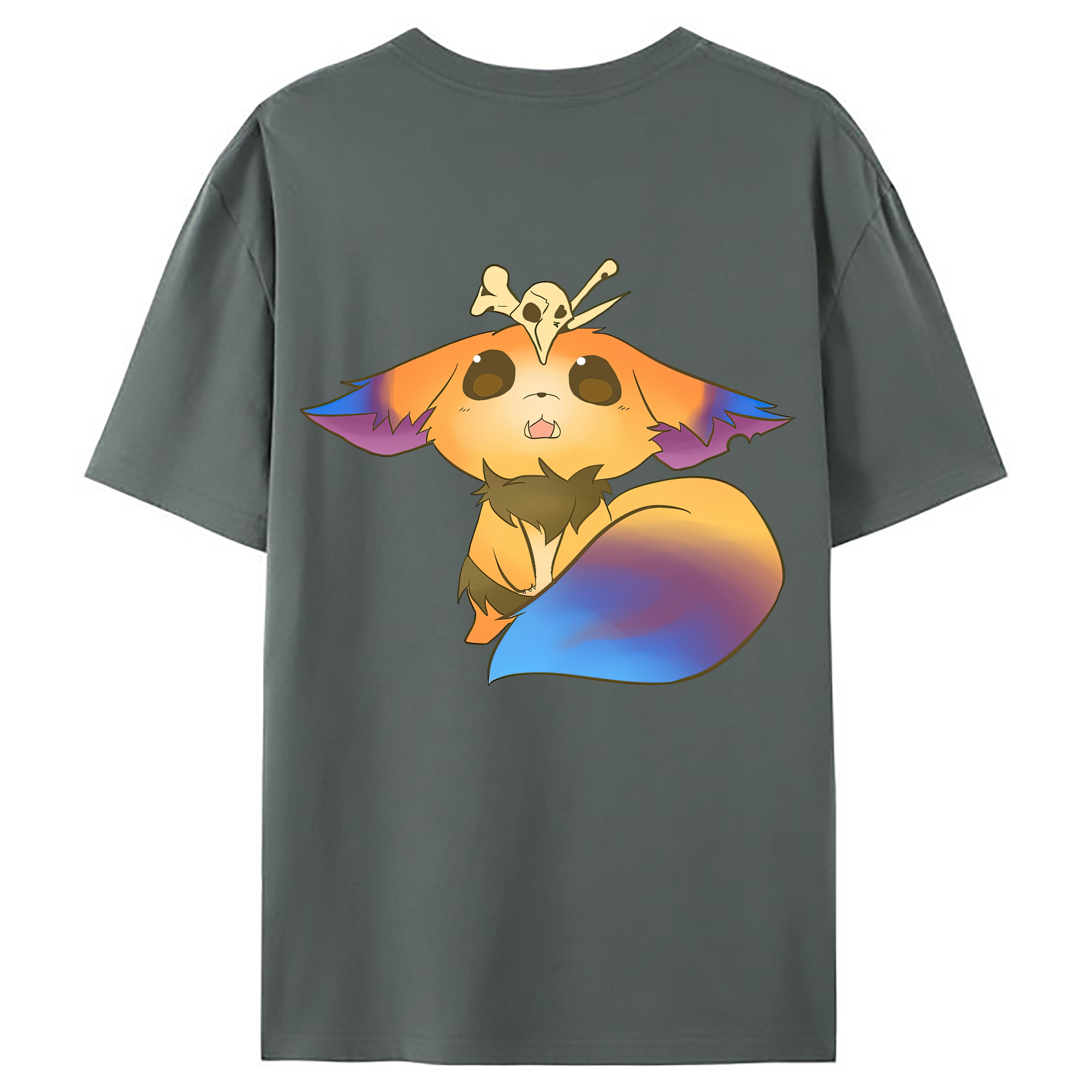 （画像用） リーグ・オブ・レジェンド League of Legends LOL 綿100％ メンズ半袖Tシャツ（バックプリント） 通気性